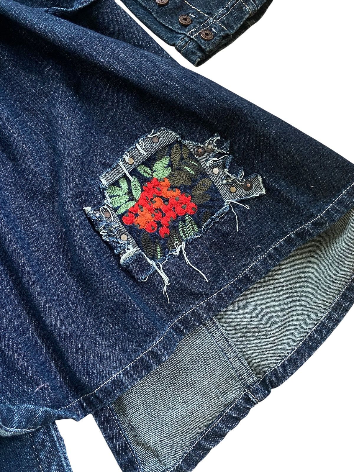 Marithe + Francois Girbaud Marithé Girbaud Avant Garde Denim Archive Coat Size 16 Size XXL / US 16-18 / IT 52-54 - 4 Thumbnail