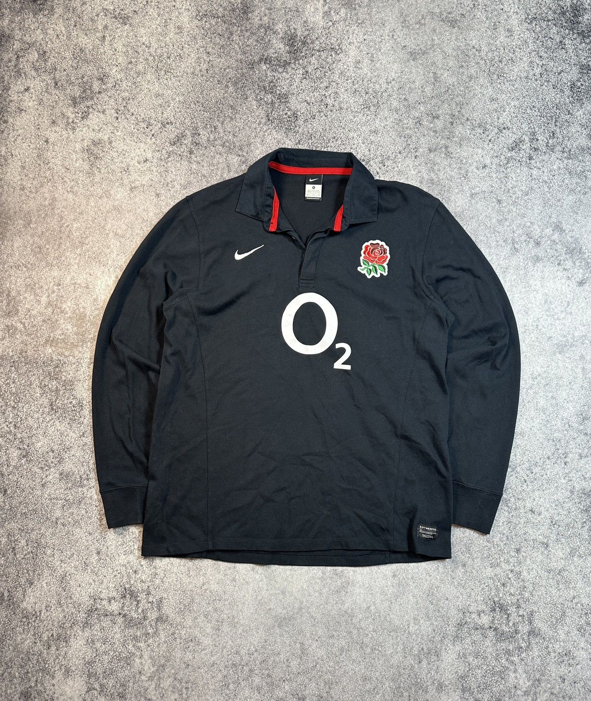 Nike × Vintage Y2k vintage Nike England Long Rugby Streetwear Jersey VTg XL Size US XL / EU 56 / 4 - 1 Thumbnail