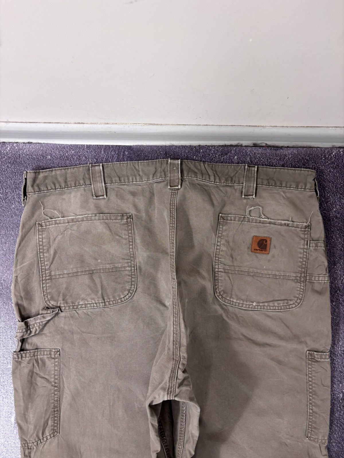 Carhartt Vintage Carhartt Original Dungaree Fit Khaki Baggy Pants Size US 42 / EU 58 - 5 Thumbnail