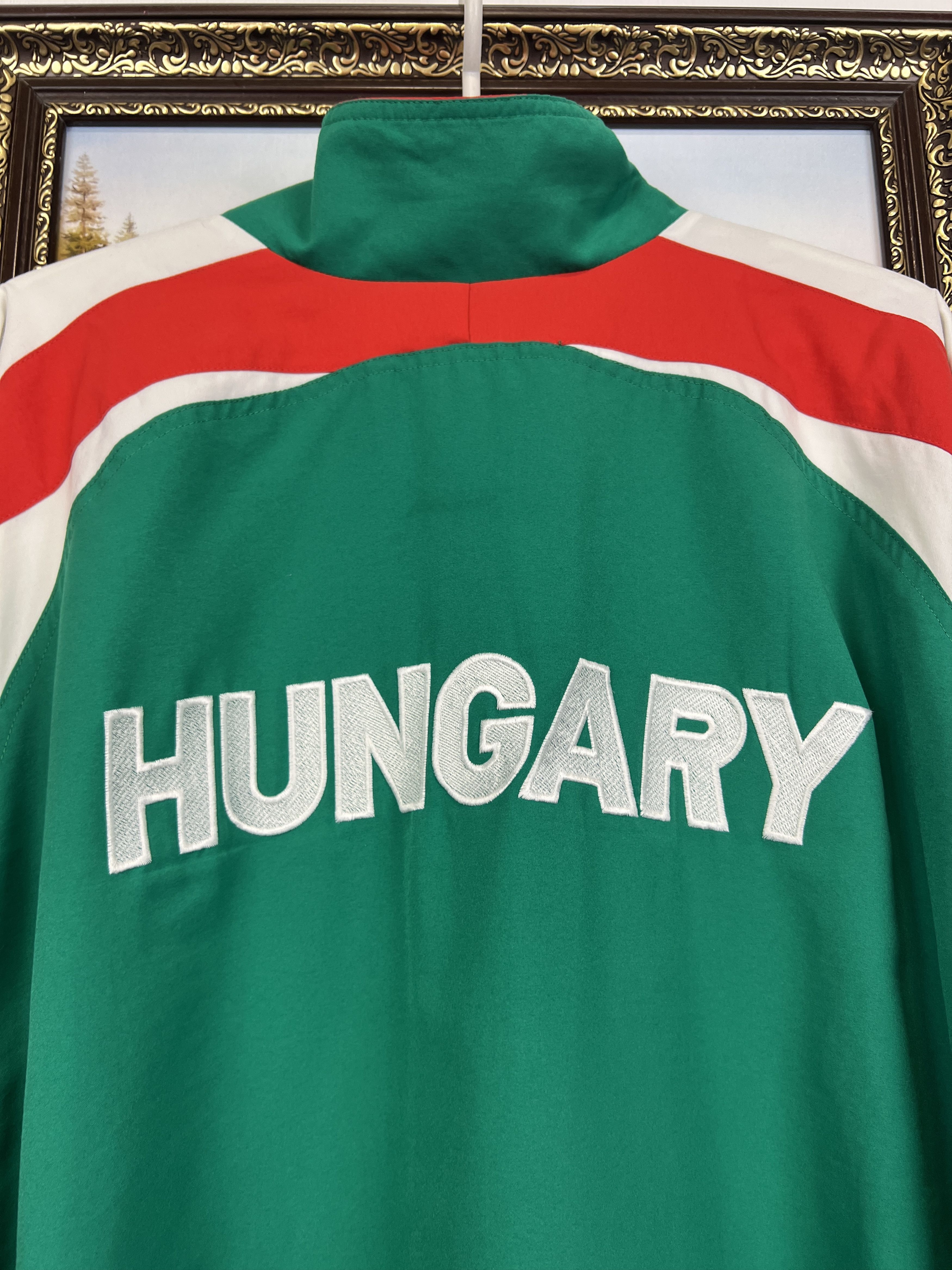 Adidas Vintage Hungary Football Jacket Track Top Soccer National Size US L / EU 52-54 / 3 - 10 Thumbnail