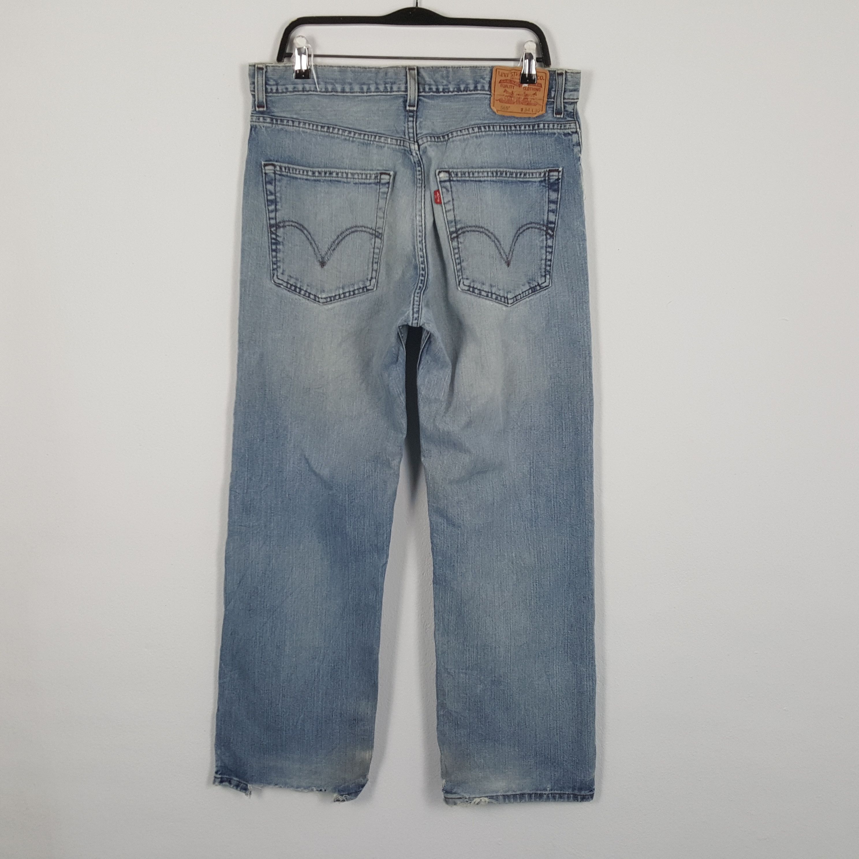 Levi's × Vintage LEVIS Distressed Jeans Daily Streetwear Style Size US 34 / EU 50 - 4 Thumbnail