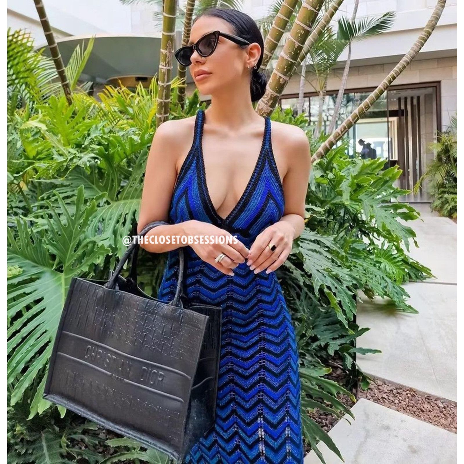Mango RARE! MANGO BLOGGER FAVE! Fitted Metallic Maxi Dress NWT Size XL / US 12-14 / IT 48-50 - 3 Thumbnail