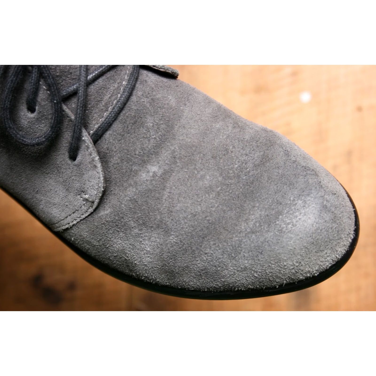 Vintage VINTAGE Naot Levanto Gray Burnished Suede Ankle Booties Shoe Bootie Women Closed Lace Up 6 US 37 EU Gray Size US 6 / IT 36 - 6 Thumbnail