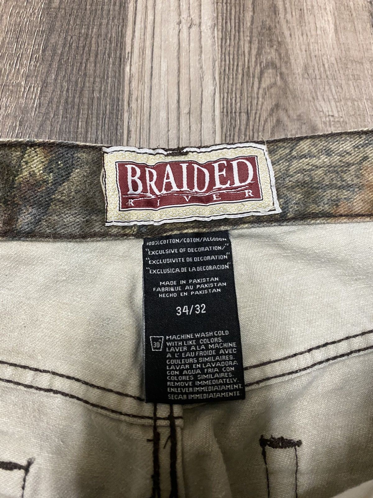 Realtree Vintage Realtree Camo Pants Y2K Braided River Mossy Oak Size US 31 - 5 Thumbnail