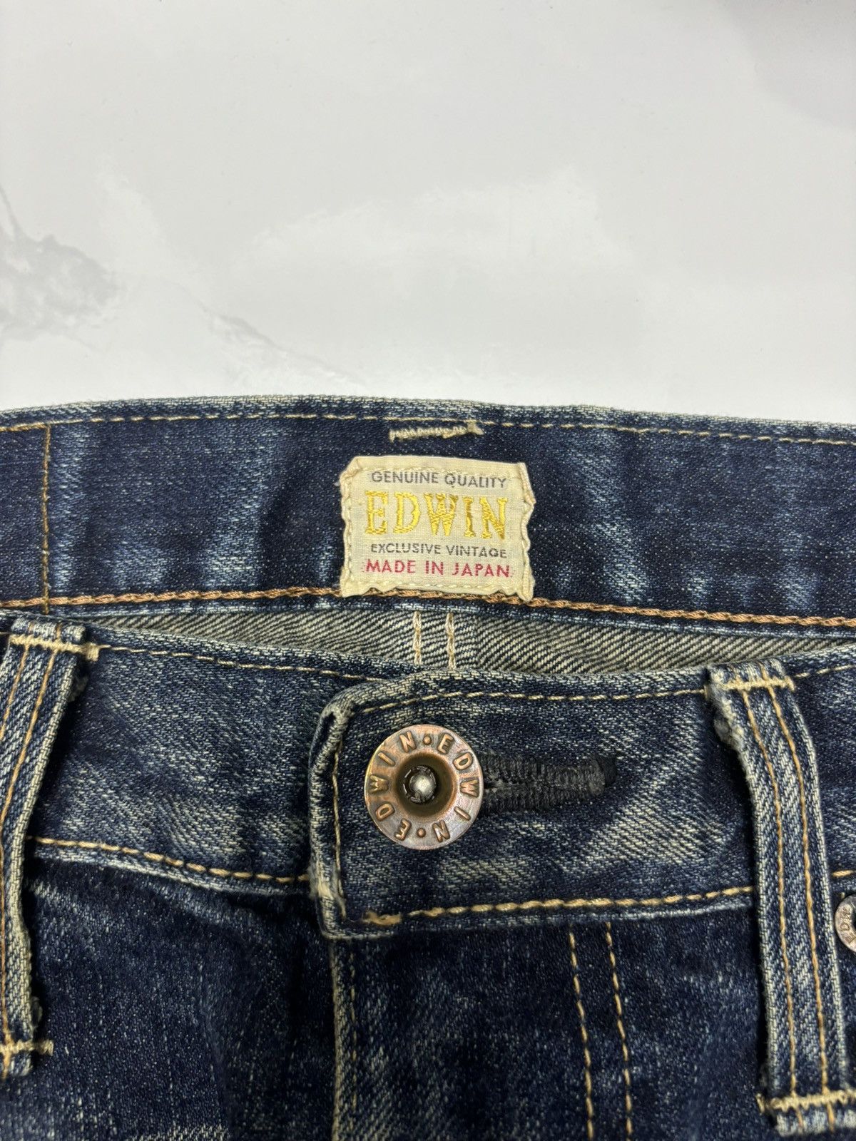 Kapital Edwin Exclusive Vintage Made in Japan Mud Wash Distress Jean Size US 30 / EU 46 - 9 Thumbnail