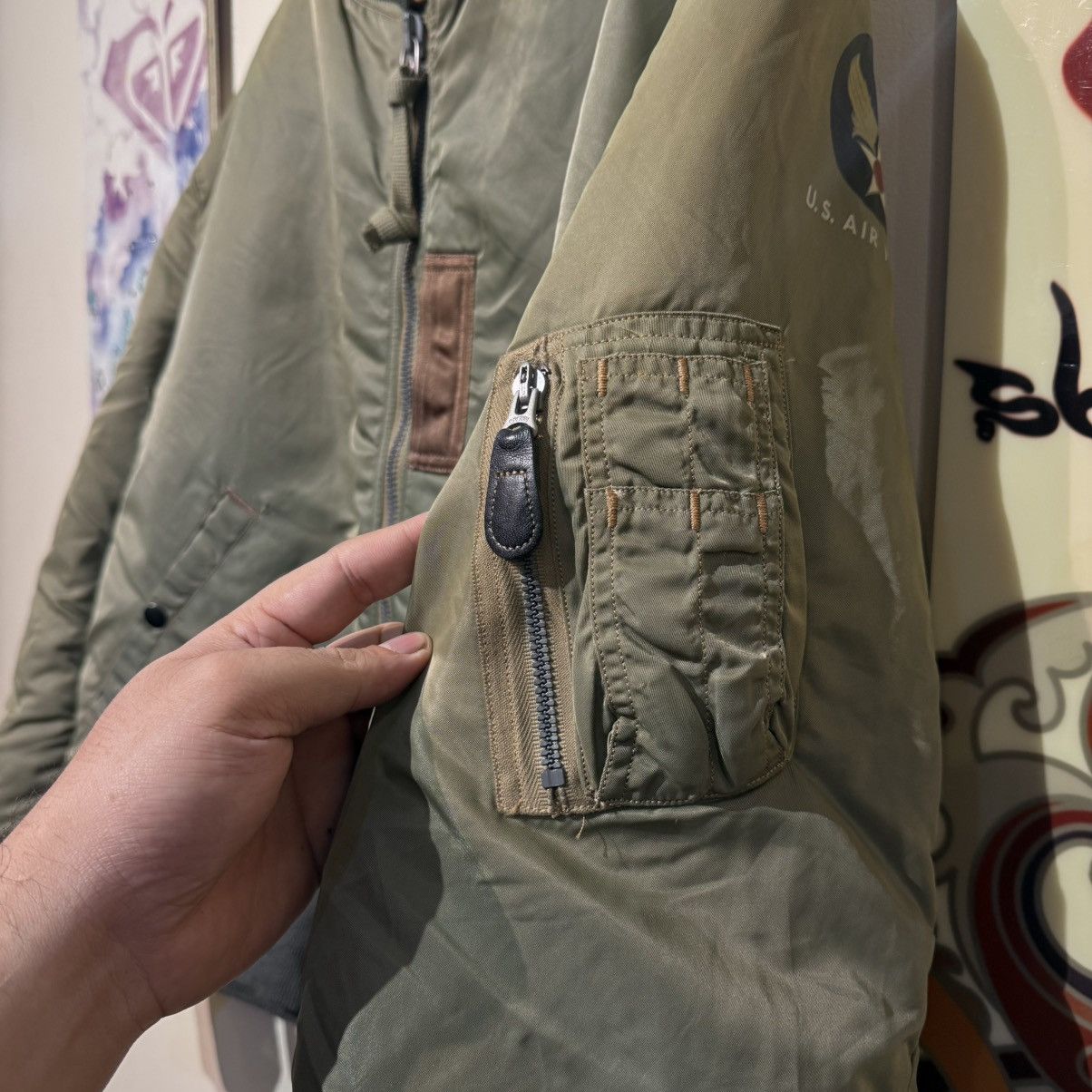 Buzz Rickson's Buzz Rickson’s MA-1 Flight Jacket Lion Uniform Inc- CrownZip Size US XXL / EU 58 / 5 - 6 Thumbnail