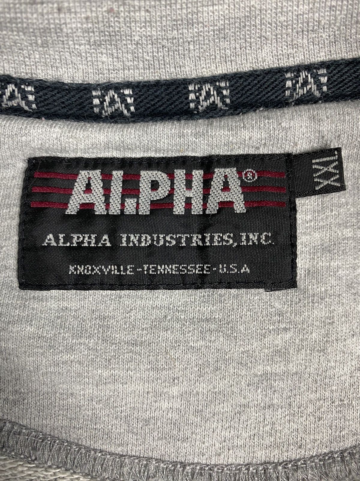 Alpha Industries × Vintage Rare Vintage Alpha Industries Sweatshirt Size XXL Size US XXL / EU 58 / 5 - 15 Thumbnail
