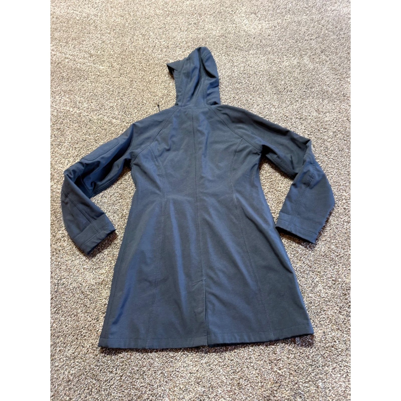 Vintage Isle Jacobsen Womens Jacket Size 38 Navy Blue Rain Coat ZIPPER FLAW Size XS / US 0-2 / IT 36-38 - 4 Thumbnail