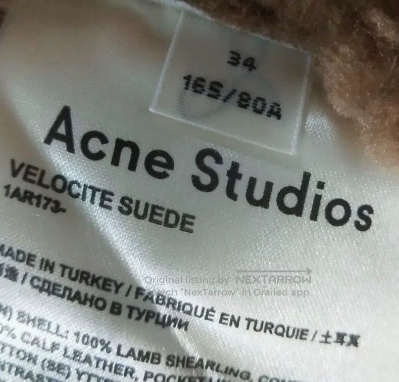 Acne Studios Acne Studios Shearling and Leather Combination Jacket Size XXS / US 00 / IT 34 - 5 Thumbnail