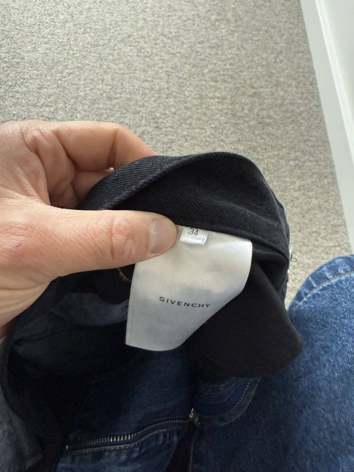 Givenchy GIVENCHY MATTHEW WILLIAMS MMW Contrast Panel Denim Sz 34 Size US 34 / EU 50 - 6 Thumbnail
