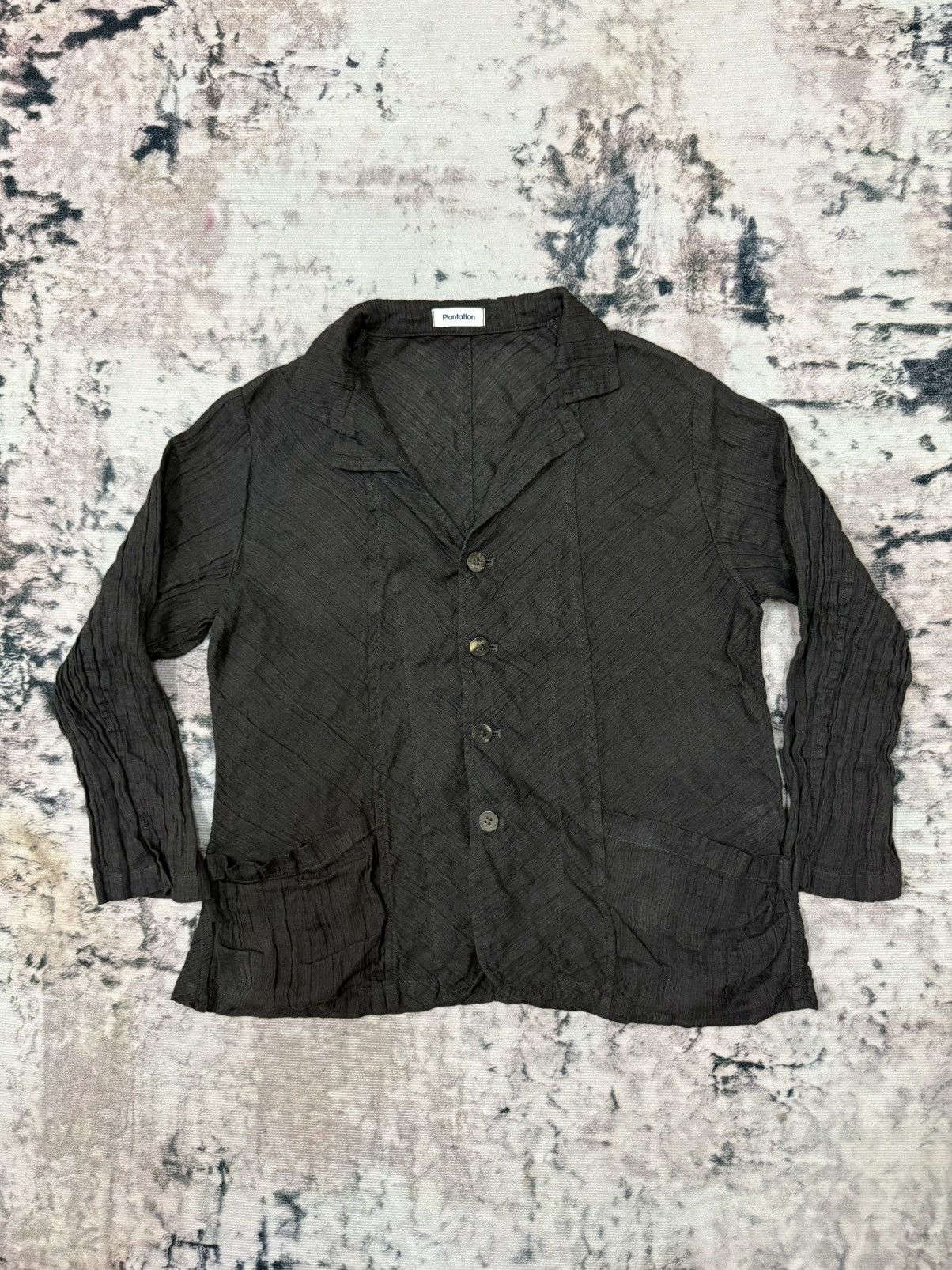 Issey Miyake Issey Miyake Plantation Plates Button Up Size S / US 4 / IT 40 - 1 Thumbnail