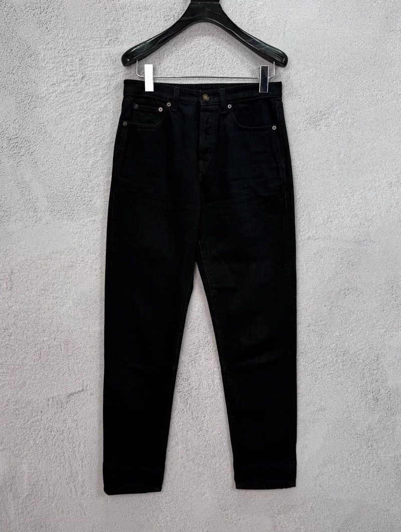 Saint Laurent Paris Saint Laurent new washed black straight jeans 29 Size US 29 - 1 Thumbnail