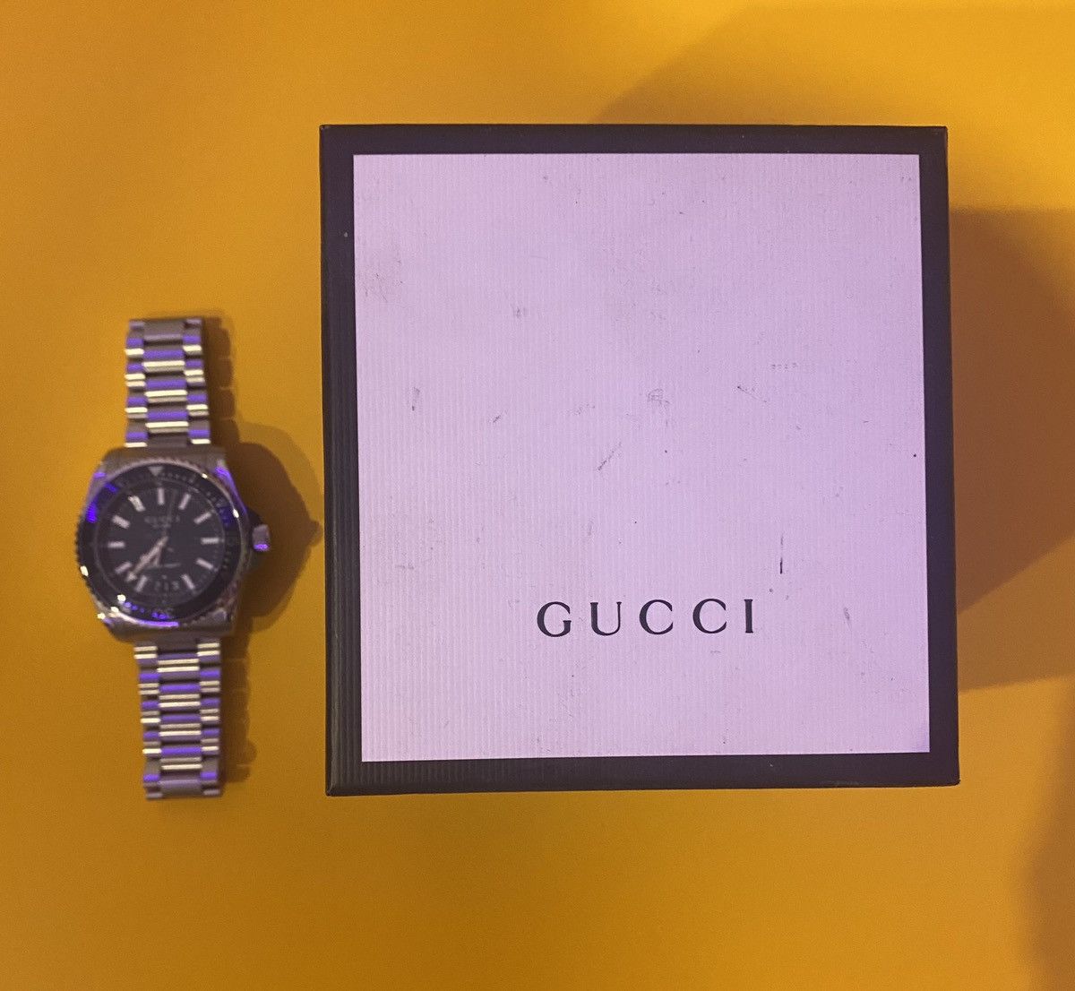 Gucci Swiss Blue Dial Stainless Steel 45mm Dive Watch by GUCCI Size ONE SIZE - 13 Thumbnail