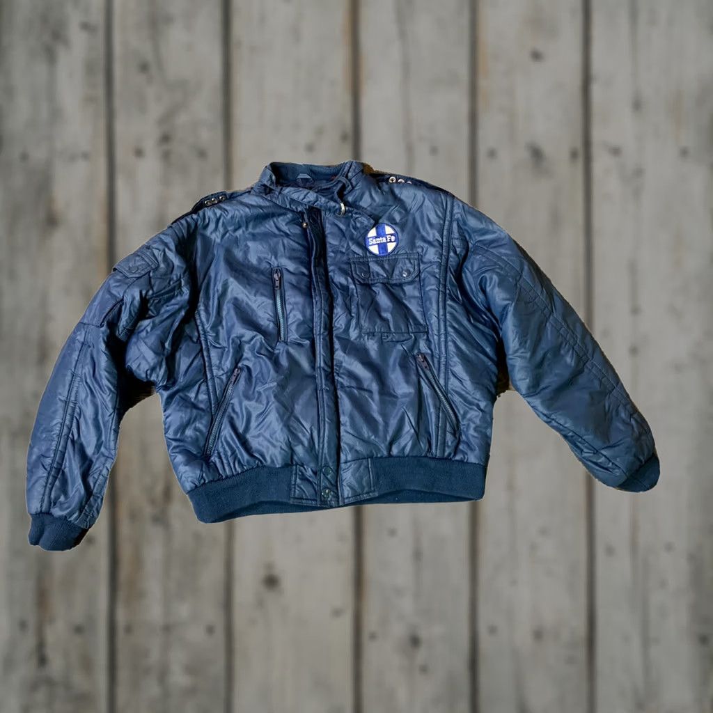 Vintage VINTAGE Upstream Racing Division Blue Nylon Jacket Adult XL Size US XL / EU 56 / 4 - 1 Thumbnail