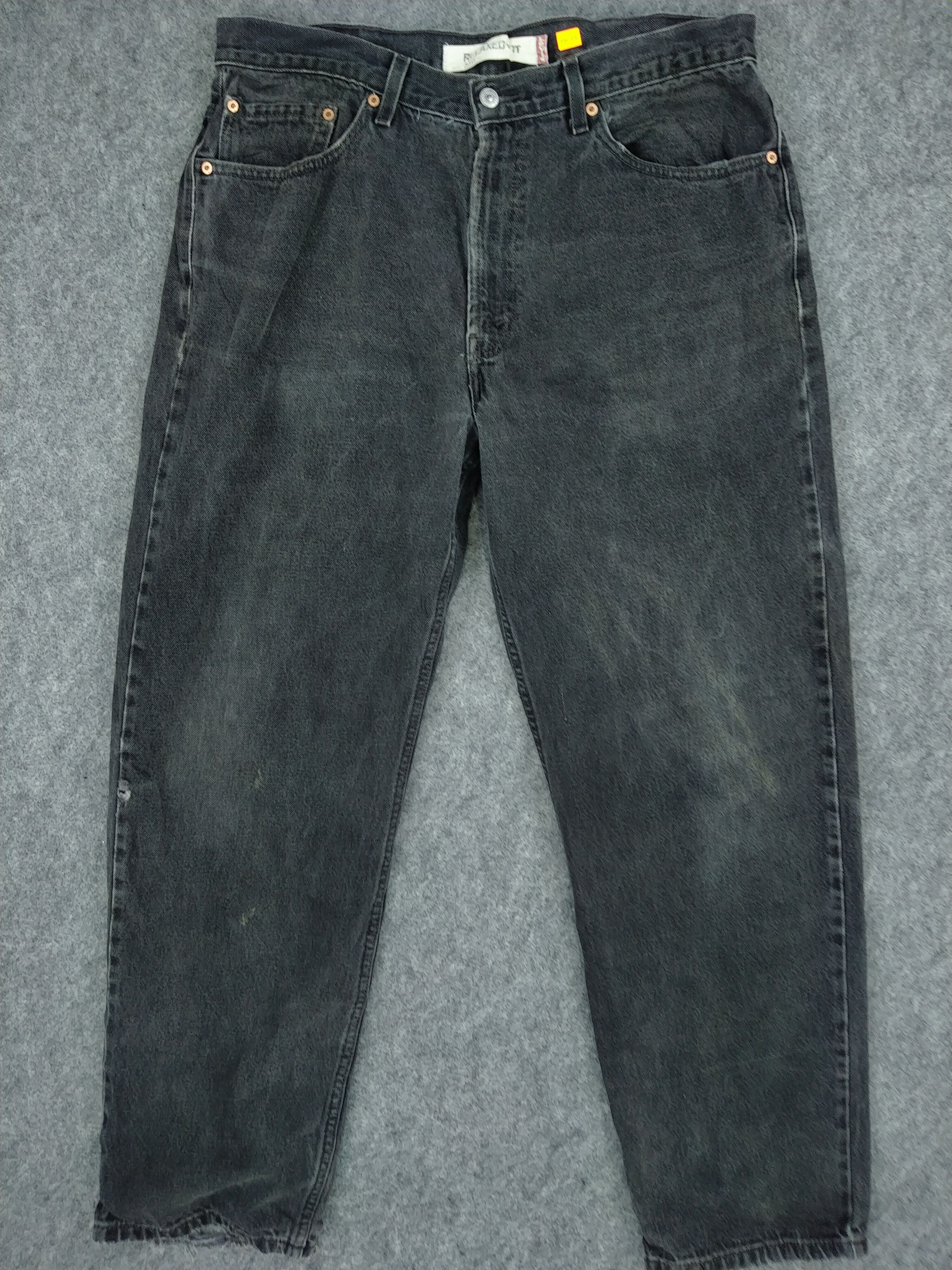 image of Distressed Denim x Hype Vintage Black Levi's 550 Relaxed Fit Denim 37X30.5 -Jn112, Men's