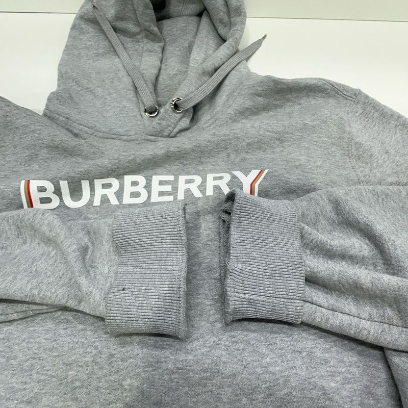 Burberry Burberry SS22 Logo Print Pullover Hoodie 0079 Size US L / EU 52-54 / 3 - 1 Thumbnail