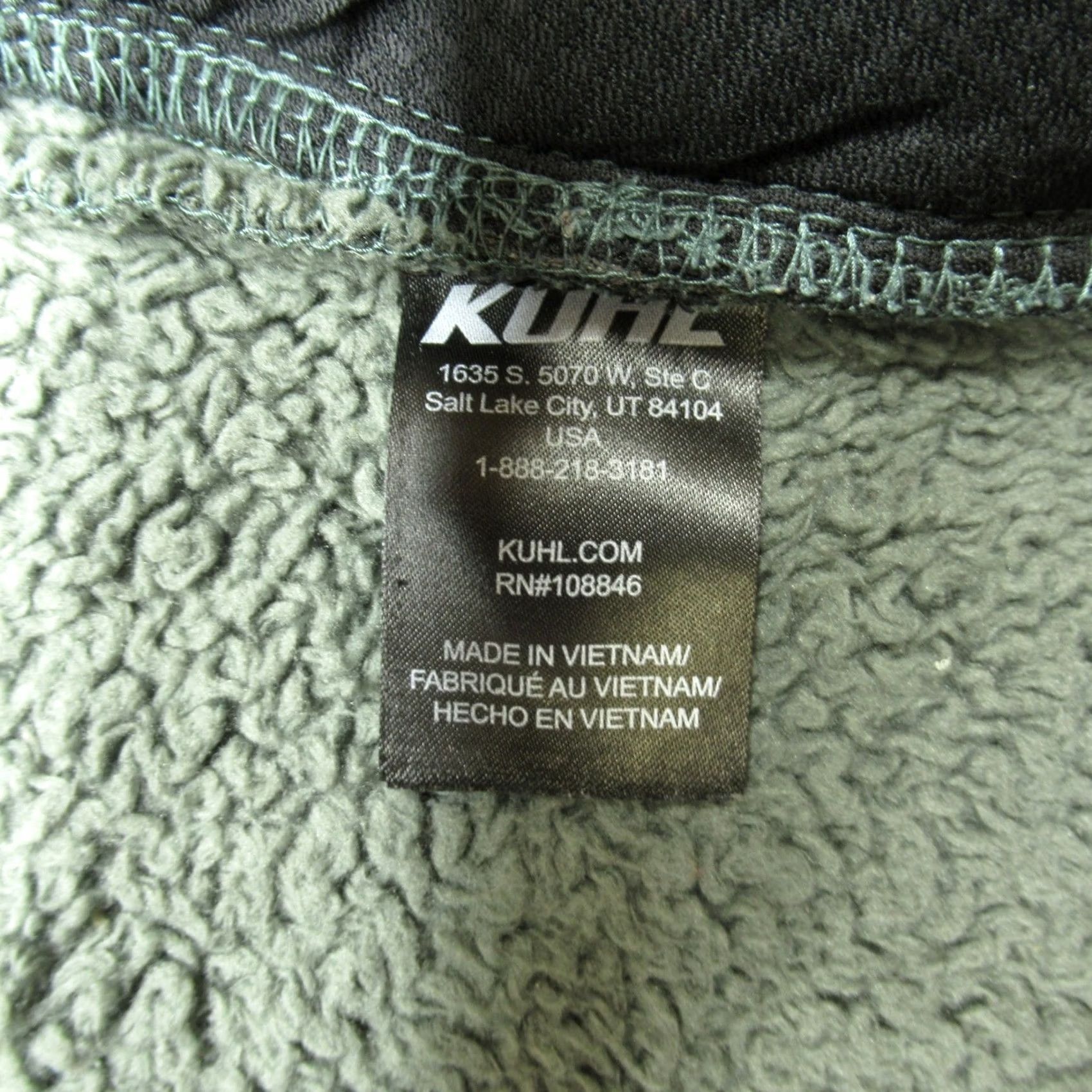 Vintage Kuhl Jacket Womens Medium Green Hooded Sherpa Fleece Full Zip Outdoor Pockets Size M / US 6-8 / IT 42-44 - 5 Thumbnail
