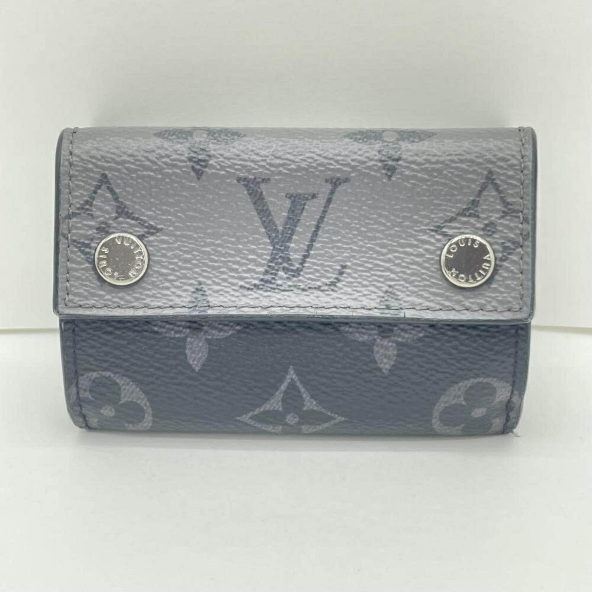 Louis Vuitton LOUIS VUITTON Monogram Eclipse Discovery Compact Wallet M45417 Size ONE SIZE - 1 Thumbnail