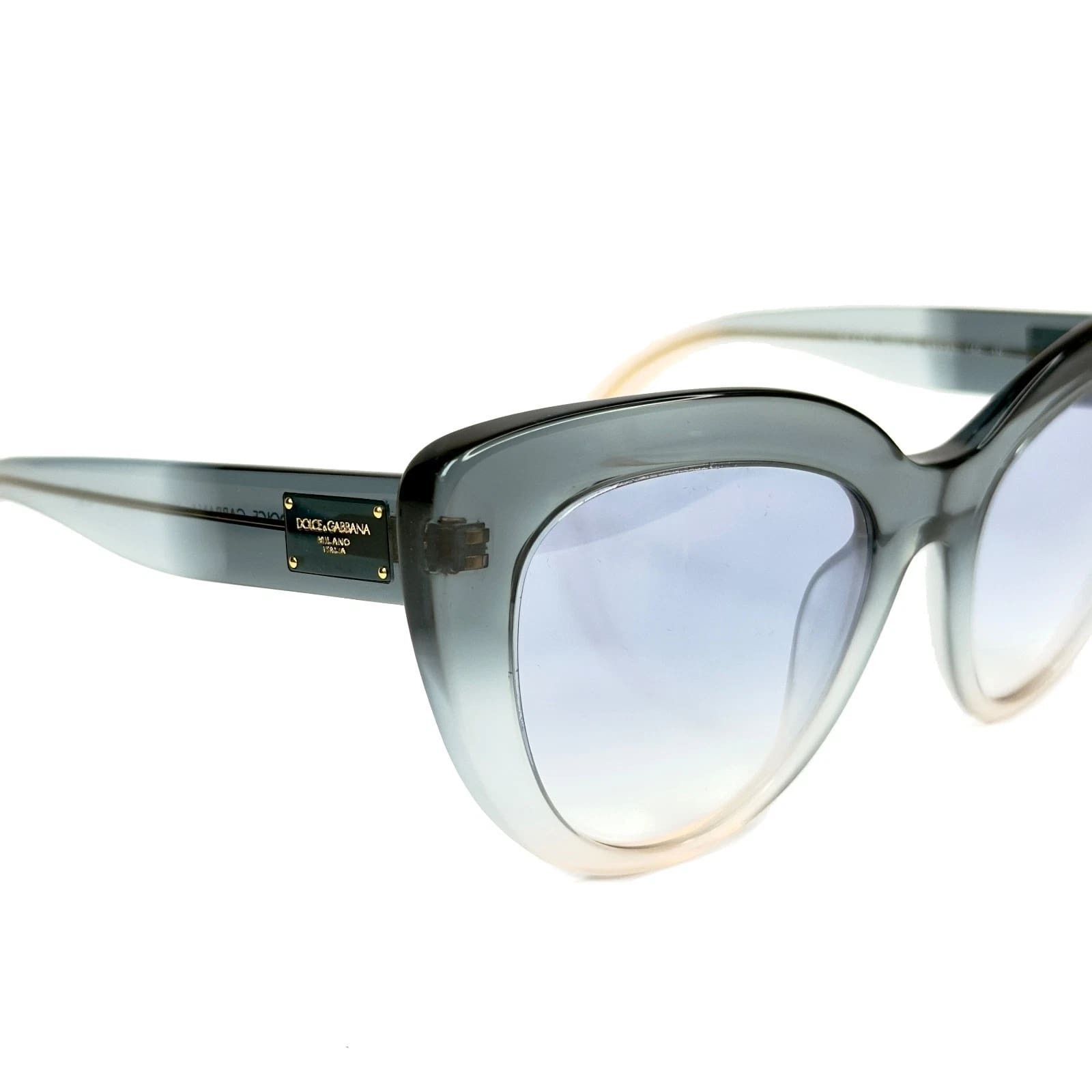 Dolce & Gabbana DOLCE & GABBANA DG4287 4287 Blue Gradient Logo Sunglasses Size ONE SIZE - 5 Thumbnail