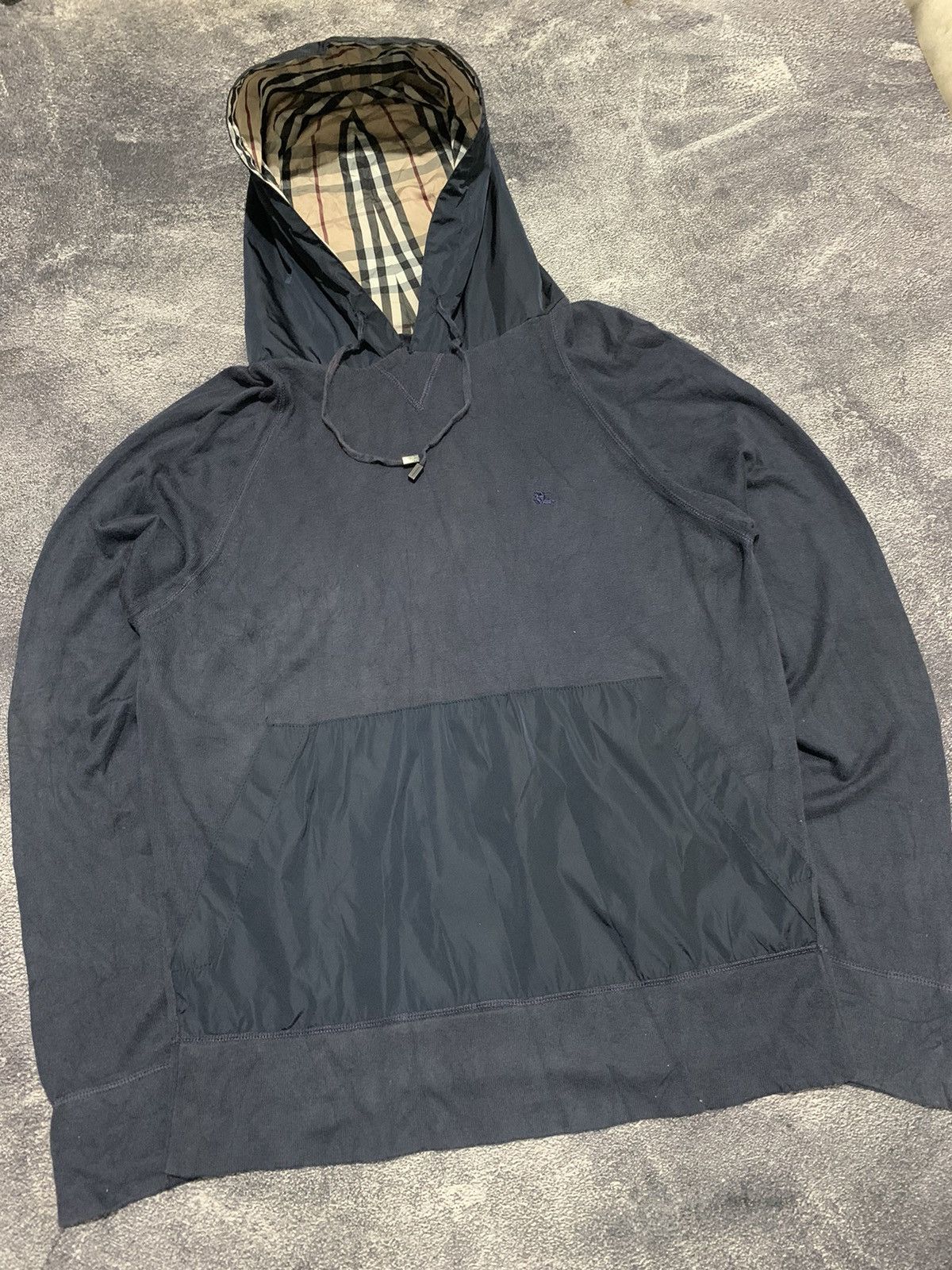Burberry Burberry check trims cotton hoodie Size US M / EU 48-50 / 2 - 2 Thumbnail
