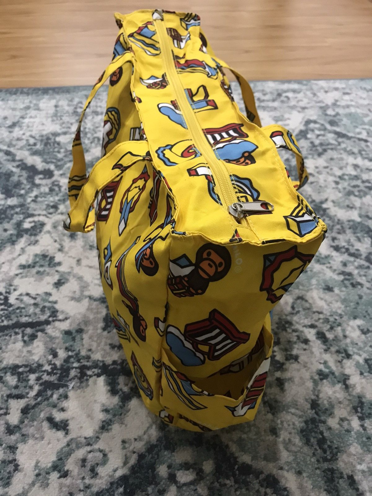 Bape Bape Bag 2010 Baby Milo Zip Nylon Tote Bag Size ONE SIZE - 5 Thumbnail