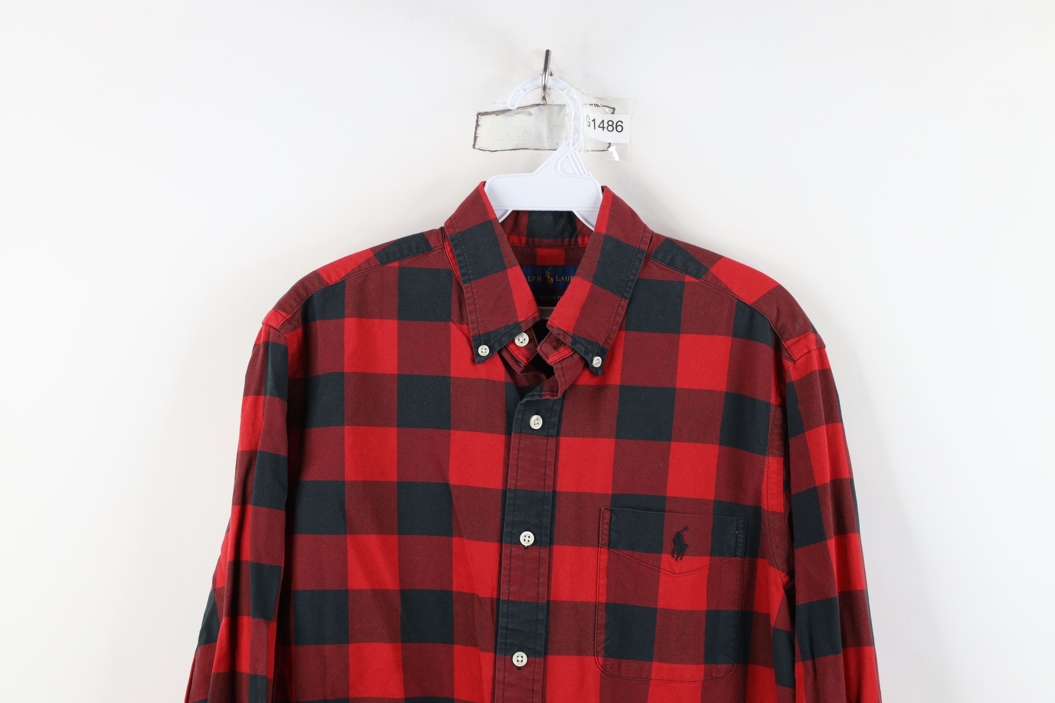Ralph Lauren Vintage Ralph Lauren Fit Collared Button Down Shirt Red Size US S / EU 44-46 / 1 - 2 Thumbnail