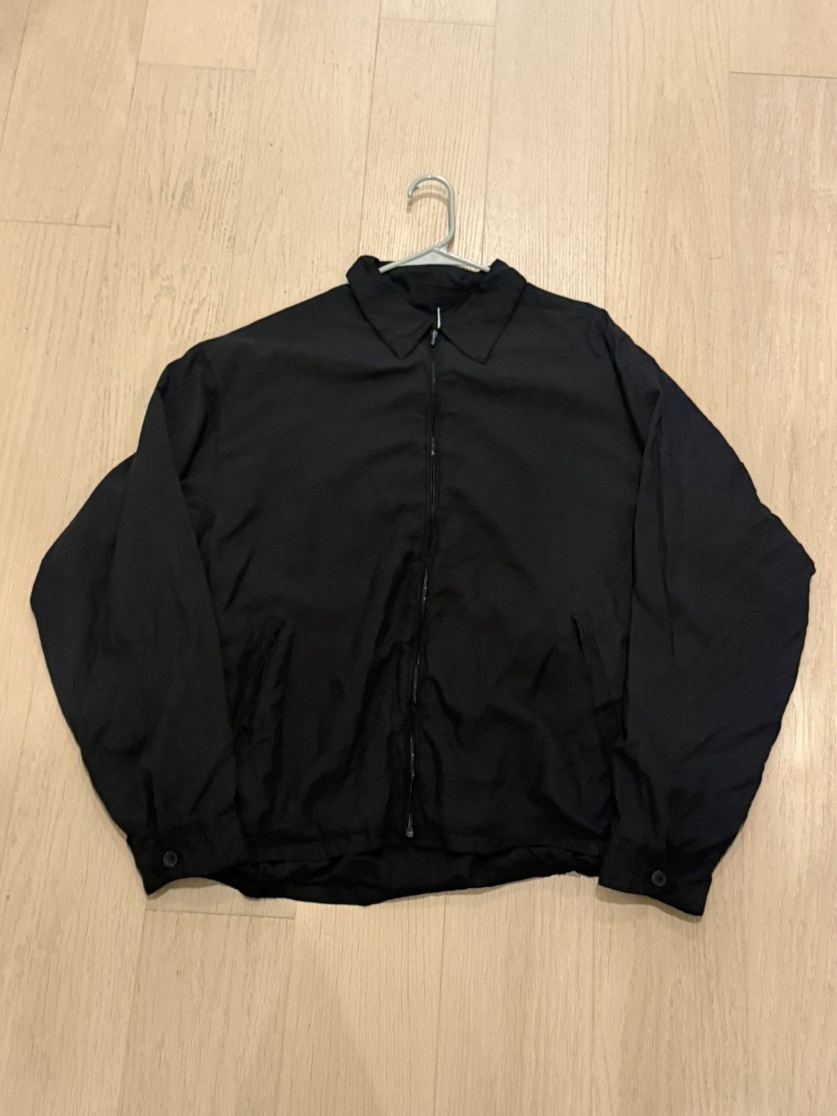 Comoli Comoli - Dyed Silk Zip Blouson Size US L / EU 52-54 / 3 - 1 Thumbnail