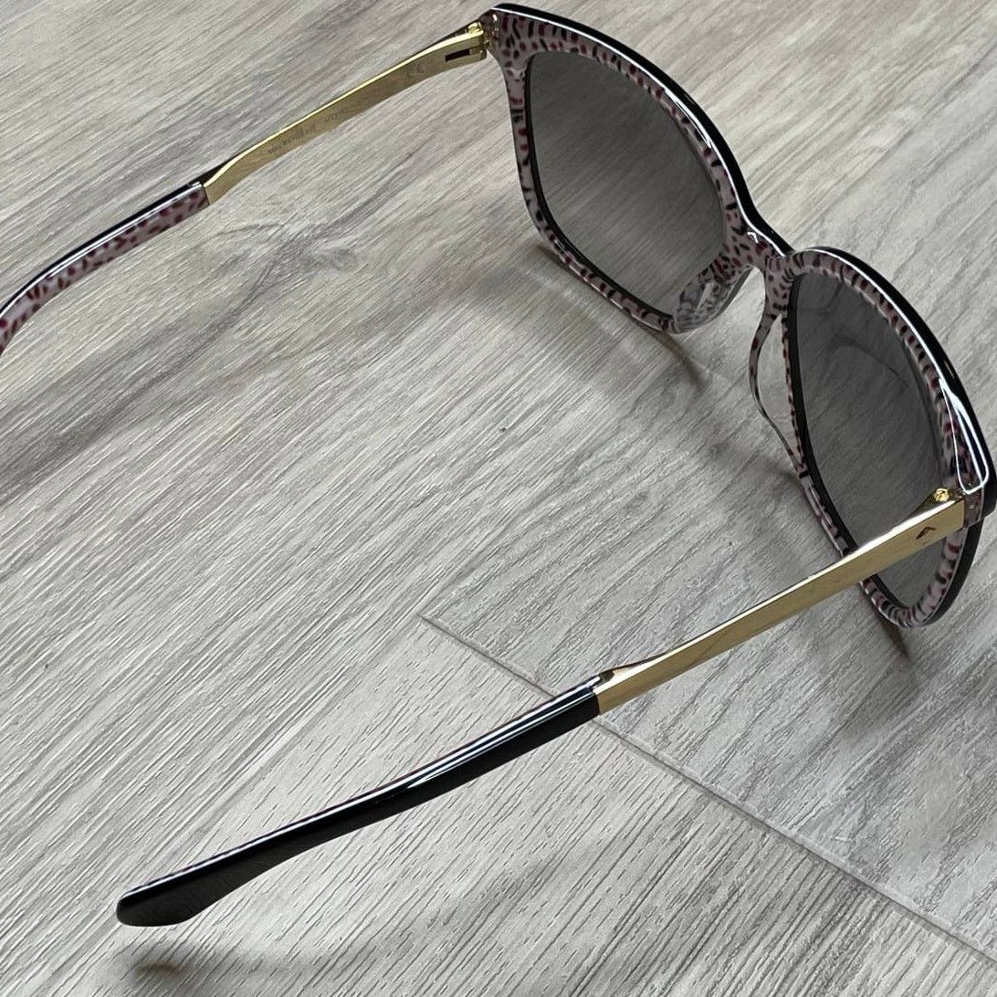 Kate Spade Kate Spade Mackenzee Square Sunglasses, Black Pattern Size ONE SIZE - 9 Thumbnail