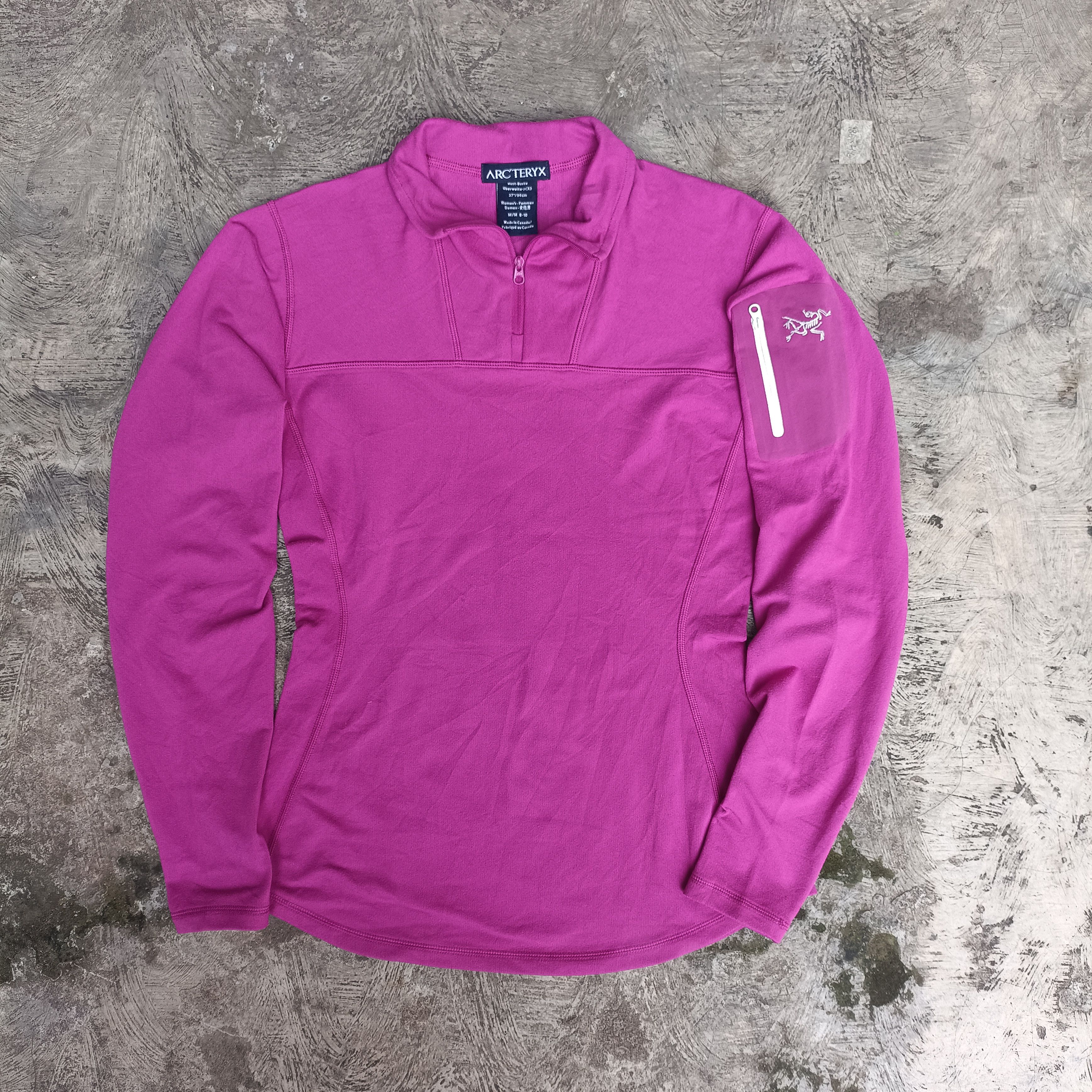 Arc'teryx Arc'teryx Women's thermal Purple Halfzip Size S / US 4 / IT 40 - 1 Thumbnail