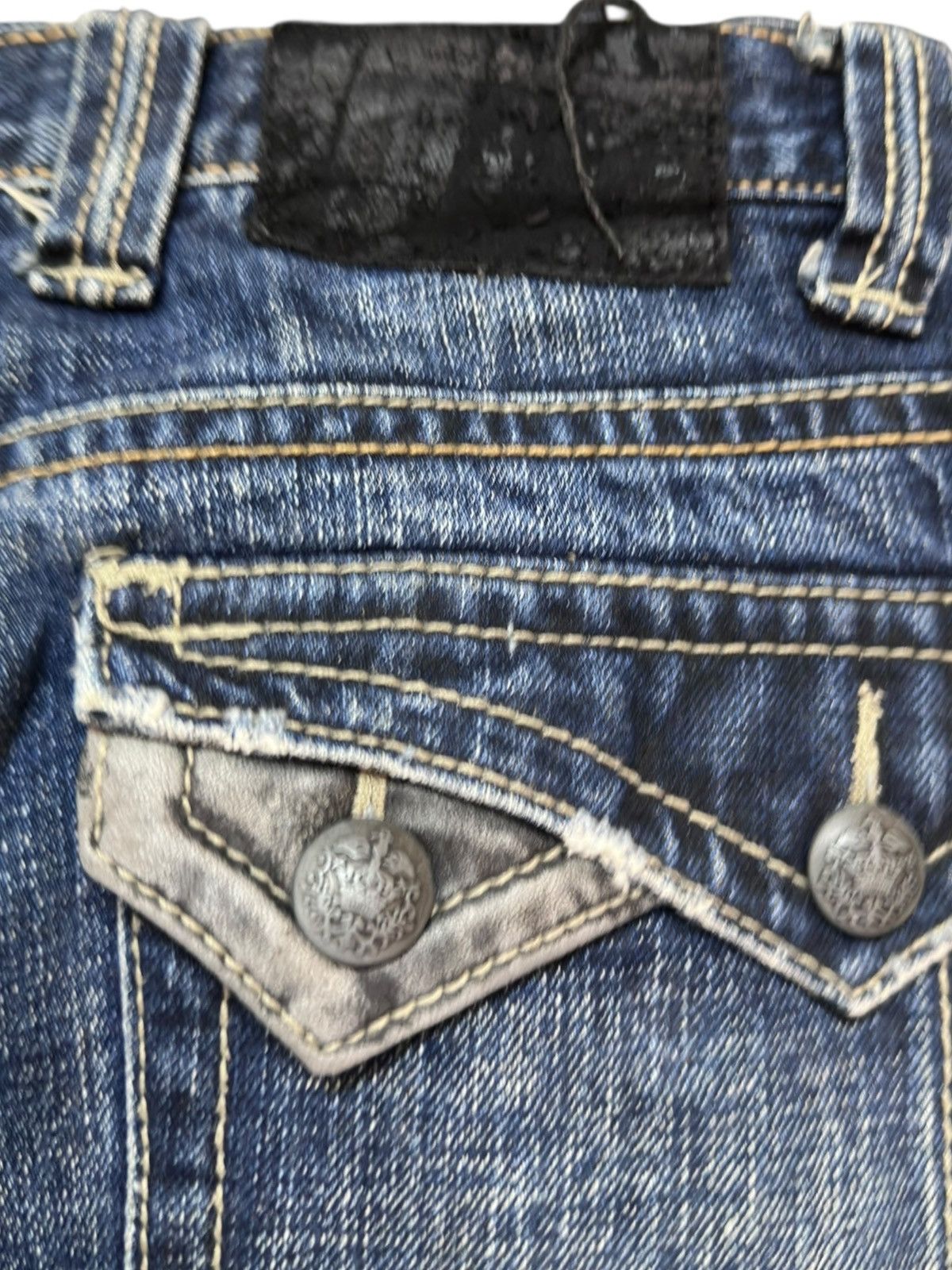 Hysteric Glamour Vintage Donon Whiskers Grunge Denim Size US 30 / EU 46 - 10 Thumbnail