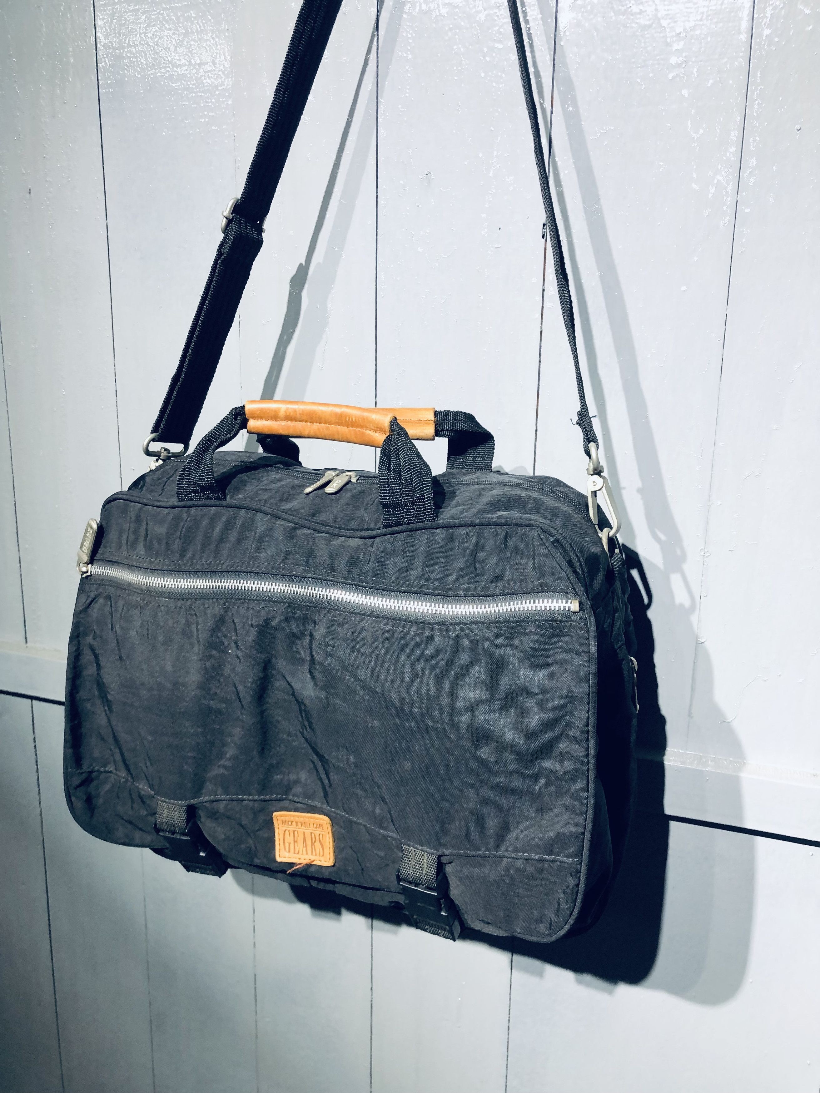 Bicycle Japanese Streetwear Rock’N’Roll Gears Style Messenger Bag Size ONE SIZE - 15 Thumbnail