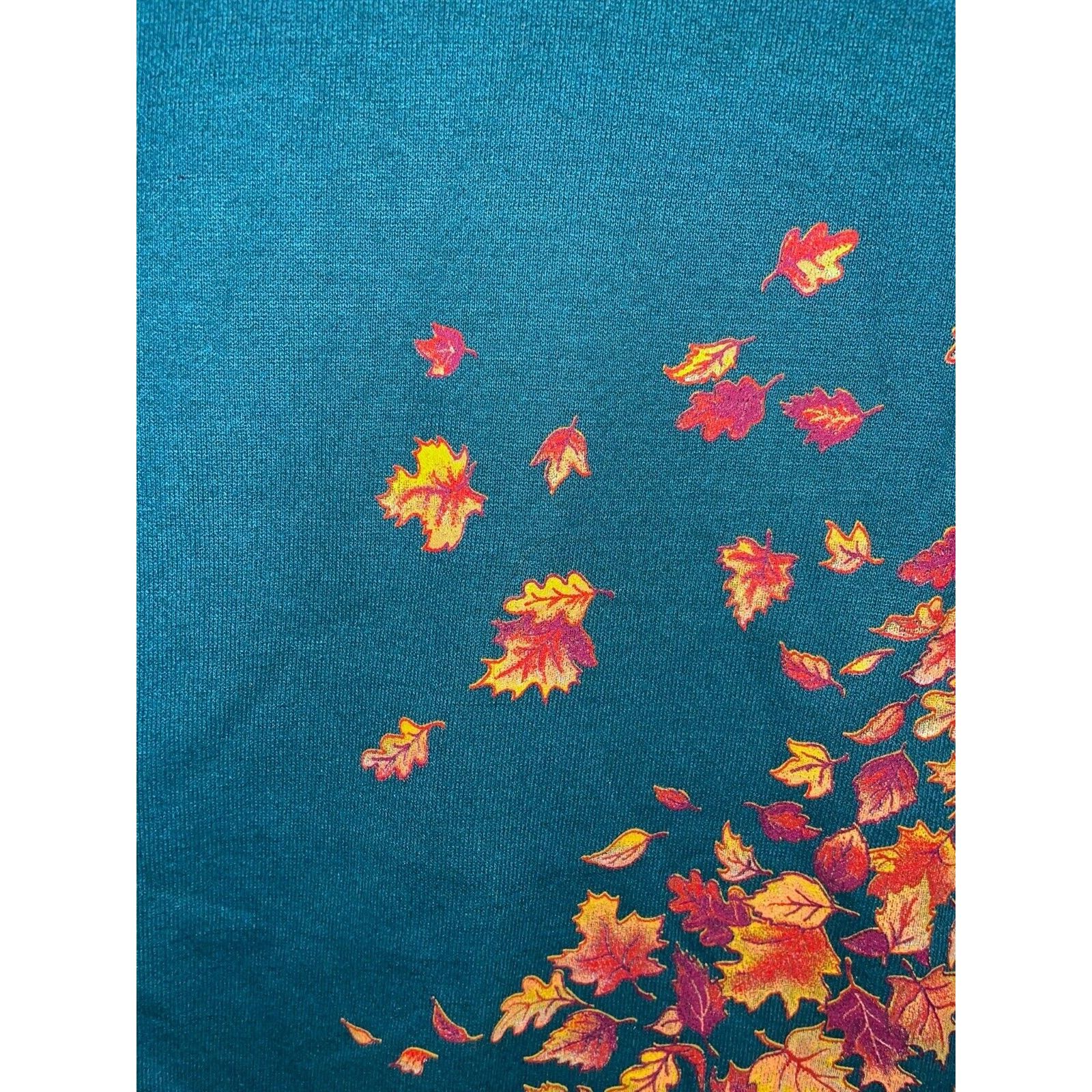 Jerzees Vintage Fall Leaves Sweatshirt Cass Scenic Crewneck 90s VTG Size US XL / EU 56 / 4 - 3 Thumbnail