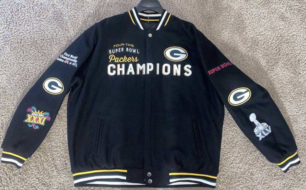 NFL Authentic Green Bay Packers Reversible Super Bowl Varsity Size US XL / EU 56 / 4 - 8 Thumbnail