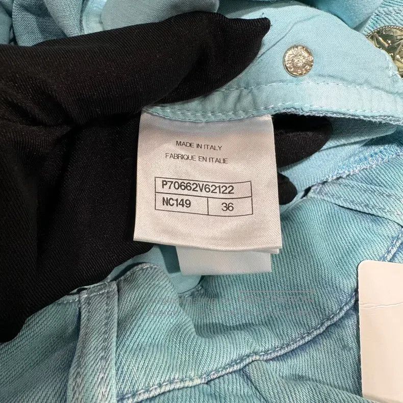 Chanel Chanel 21 Spring and Summer Collection Blue Wide-leg Jeans Size 24" / US 00 / IT 34 - 6 Thumbnail