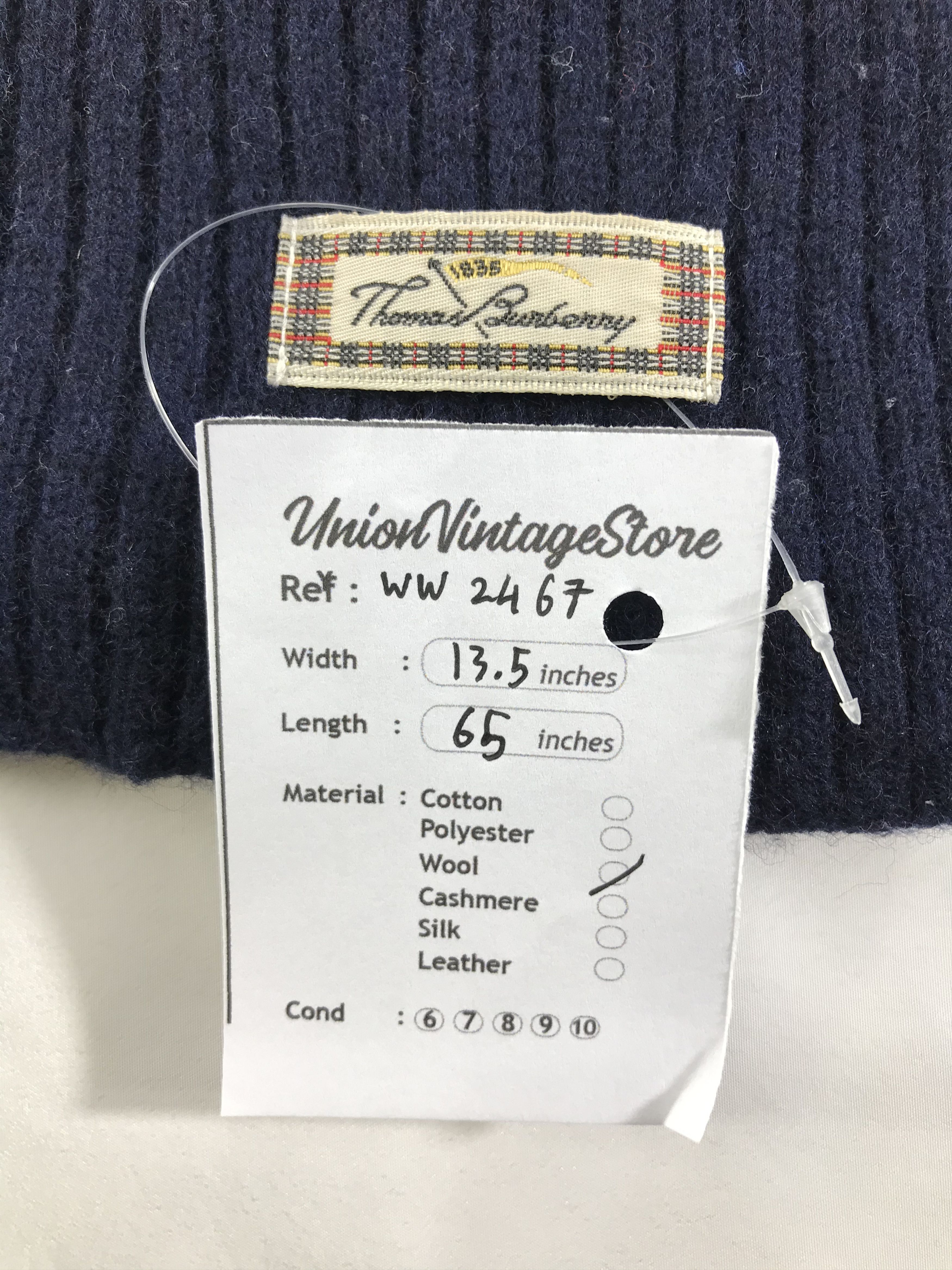 Burberry × Vintage Burberry Scarf / Muffler / Neckwear - WW2467 Size ONE SIZE - 4 Thumbnail