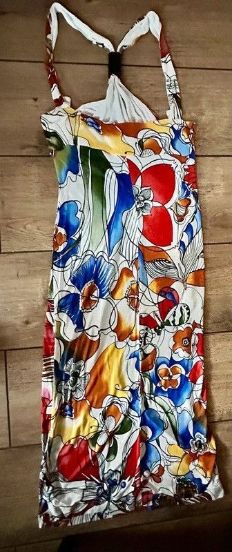 Escada Escada dress 36 small rayon flowers Size S / US 4 / IT 40 - 1 Thumbnail