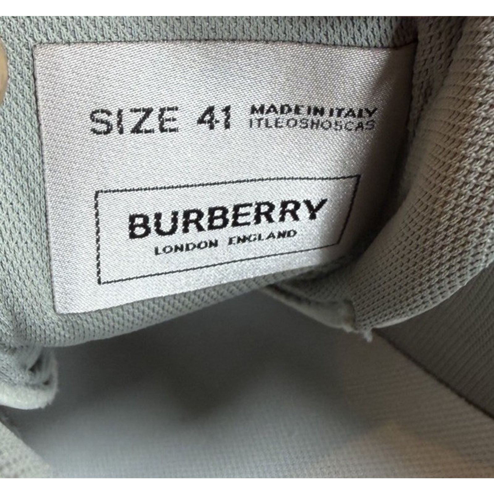 Burberry Size 41EU/8US - Burberry Arthur White Brown Size US 8 / EU 41 - 9 Thumbnail