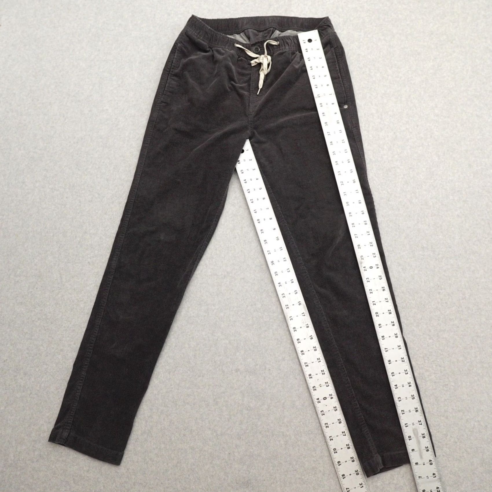 Vuori VUORI Pants Mens M (31X31) Gray Corduroy Drawstring Stretch Jogger Regular Inseam 31 USA Shirt Shoes? Size US 31 - 3 Thumbnail