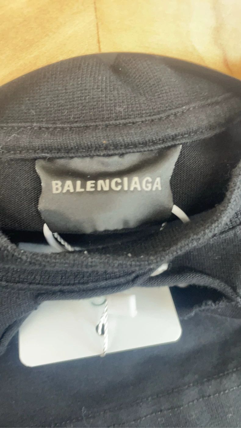 Balenciaga Balenciaga Black Ripped Dress Size S / US 4 / IT 40 - 3 Thumbnail