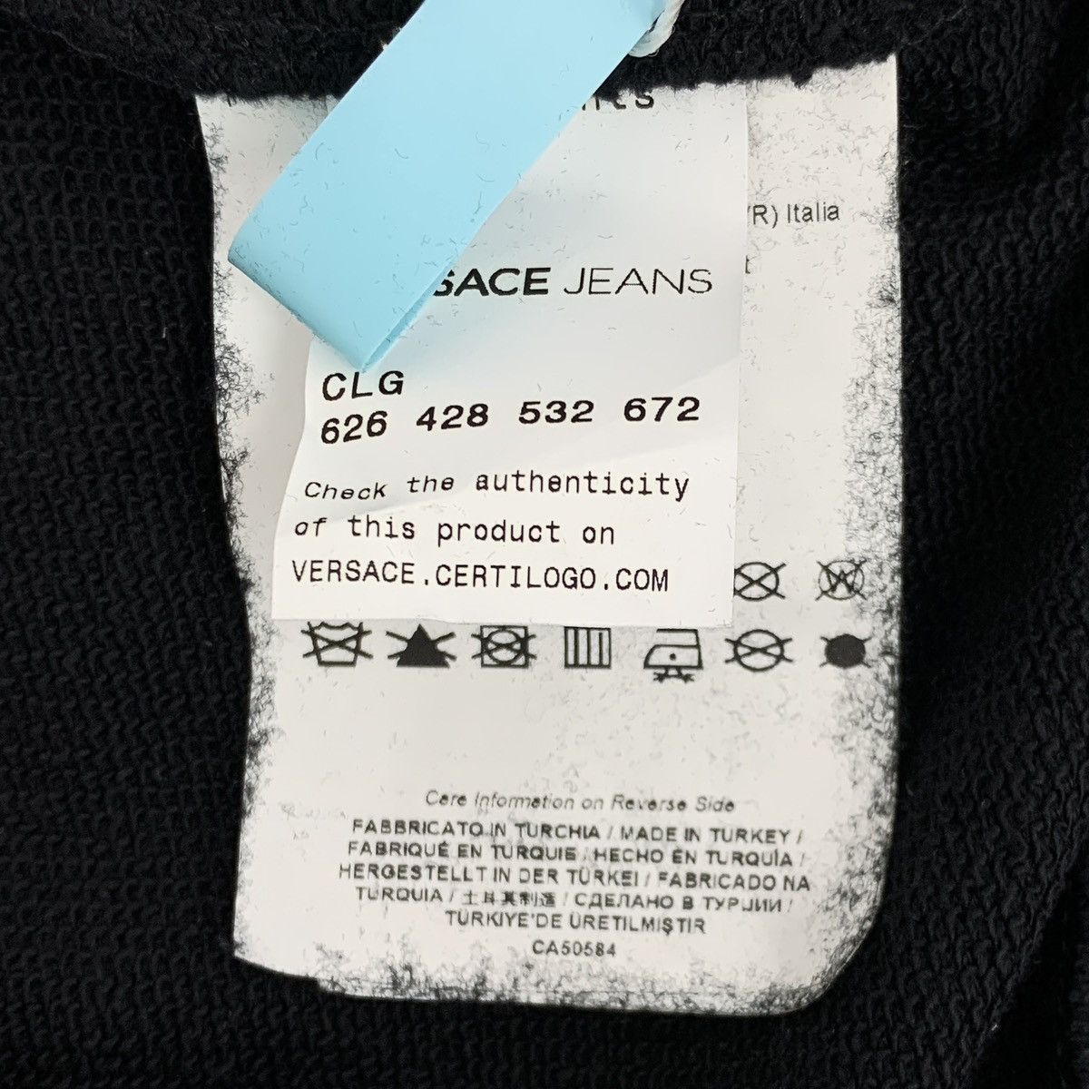 Versace Versace Logo Pattern Printed Long Sleeve Sweatshirt K26WX Size US XL / EU 56 / 4 - 7 Thumbnail
