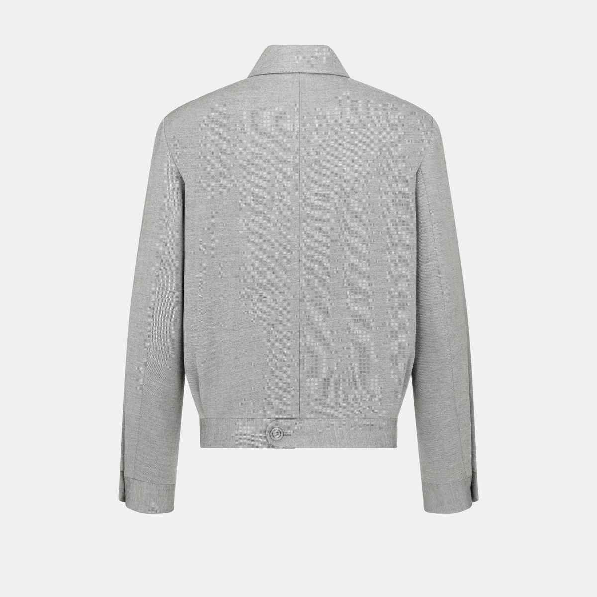 Dior o1bcso1str0226 Zipped Jacket in Grey Size US XL / EU 56 / 4 - 2 Thumbnail