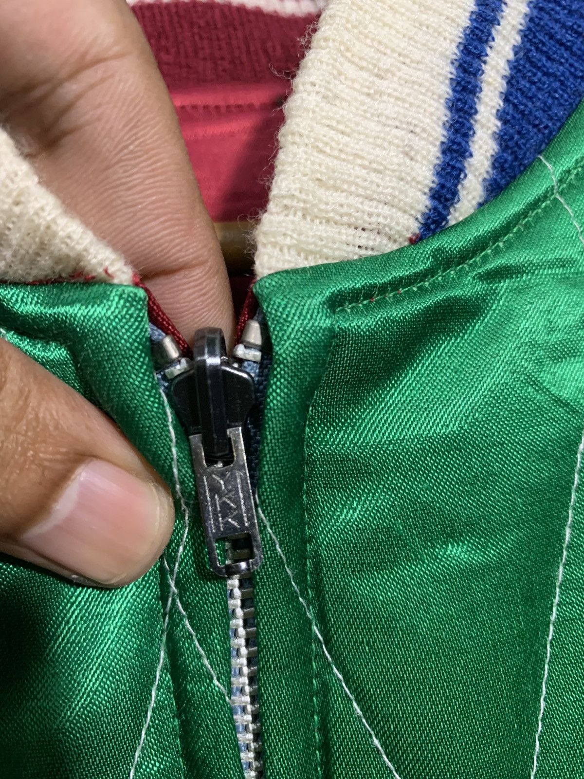 Japanese Brand 🔥VTG SUKAJAN SOUVENIR JACKETS SATEEN/RAYON REVERSIBLE Size US M / EU 48-50 / 2 - 18 Thumbnail