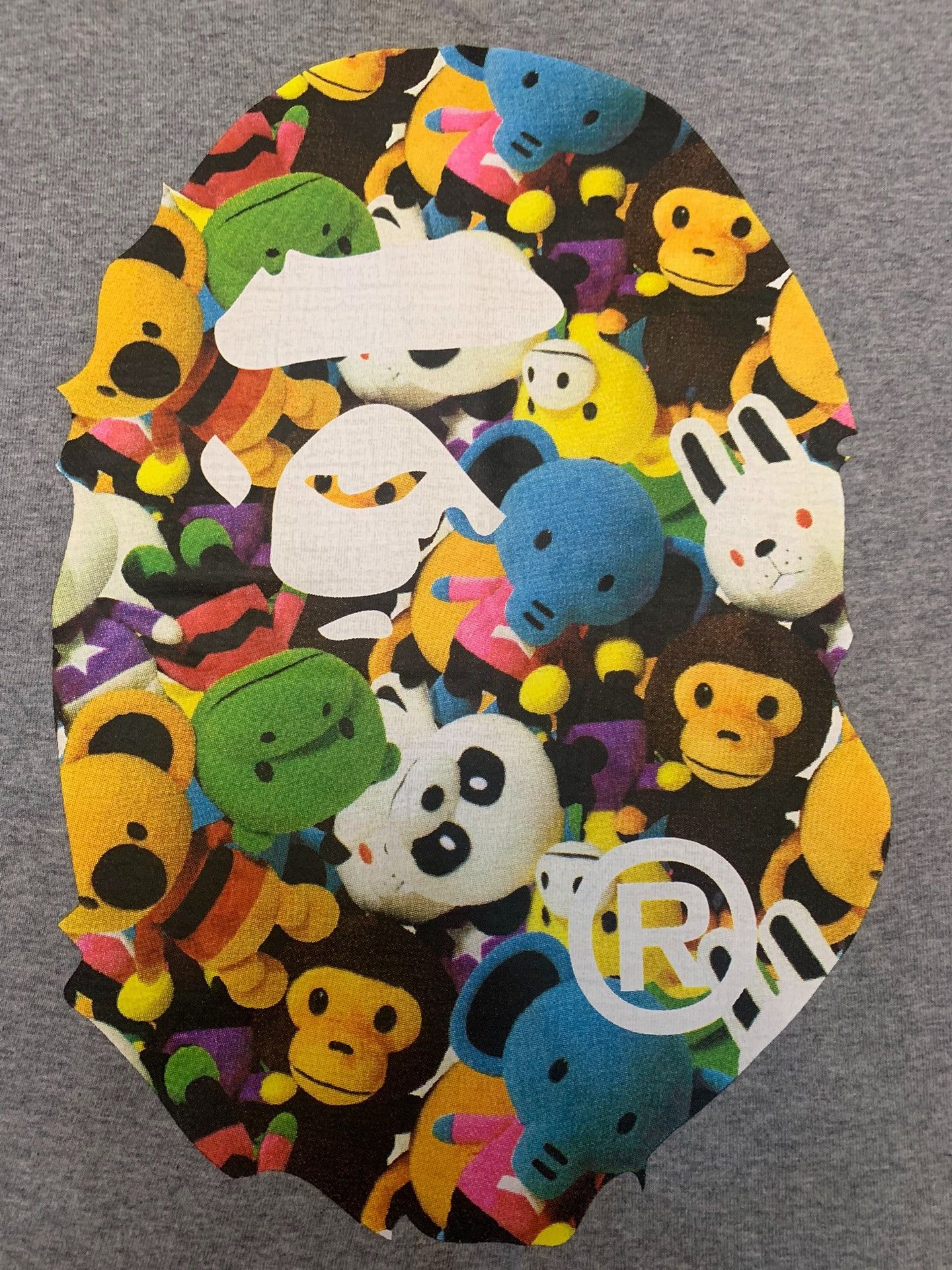Bape Bape Ape Head Multi T-Shirt M Men Size US M / EU 48-50 / 2 - 1 Thumbnail