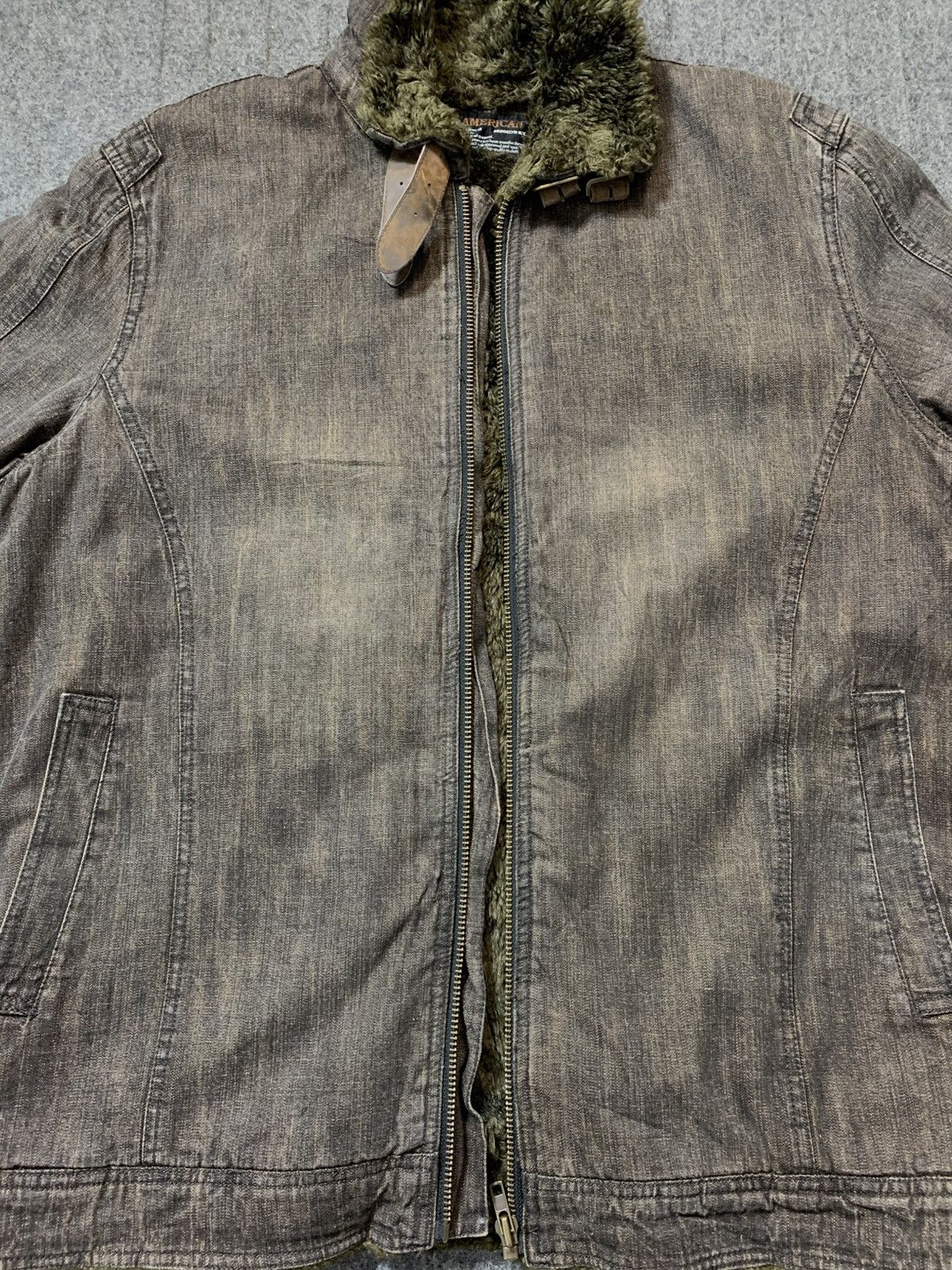 Other 90s Smith American Brooklyn NY Shearling Jacket Inner Sherpa Size US L / EU 52-54 / 3 - 5 Thumbnail