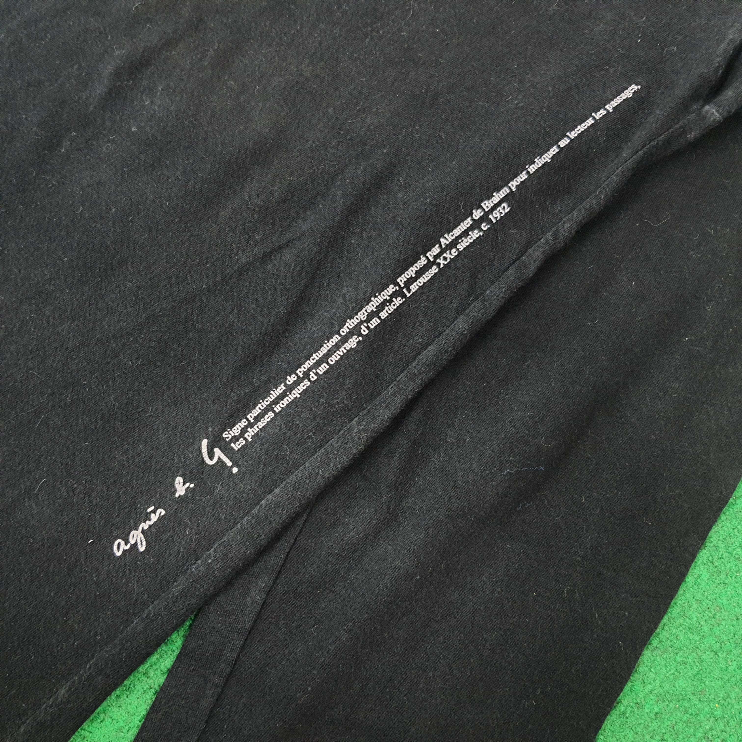 agnes b. Vintage Agnes b. Homme Paris made in France Tshirt C223N69 Size US M / EU 48-50 / 2 - 2 Thumbnail