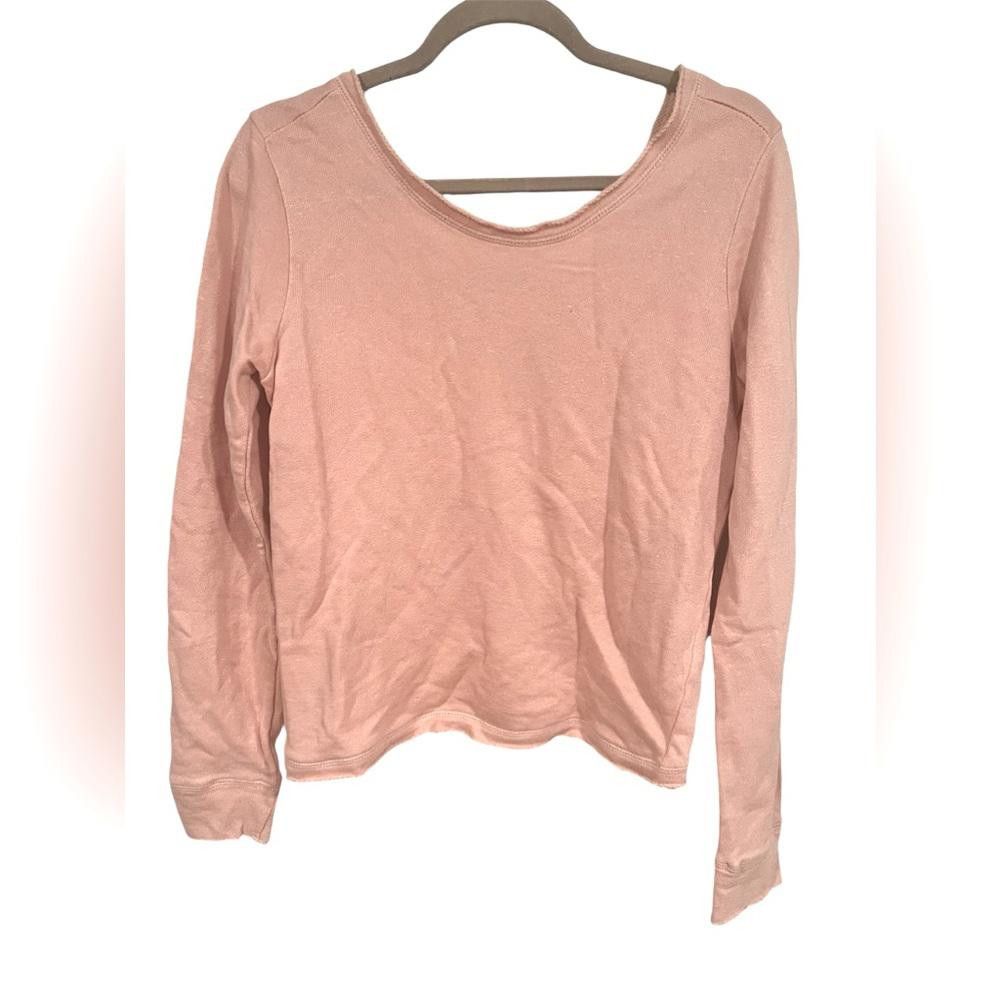Chase Authentics Chaser Linen French Terry Size S Cross Back Pullover Size S / US 4 / IT 40 - 3 Thumbnail