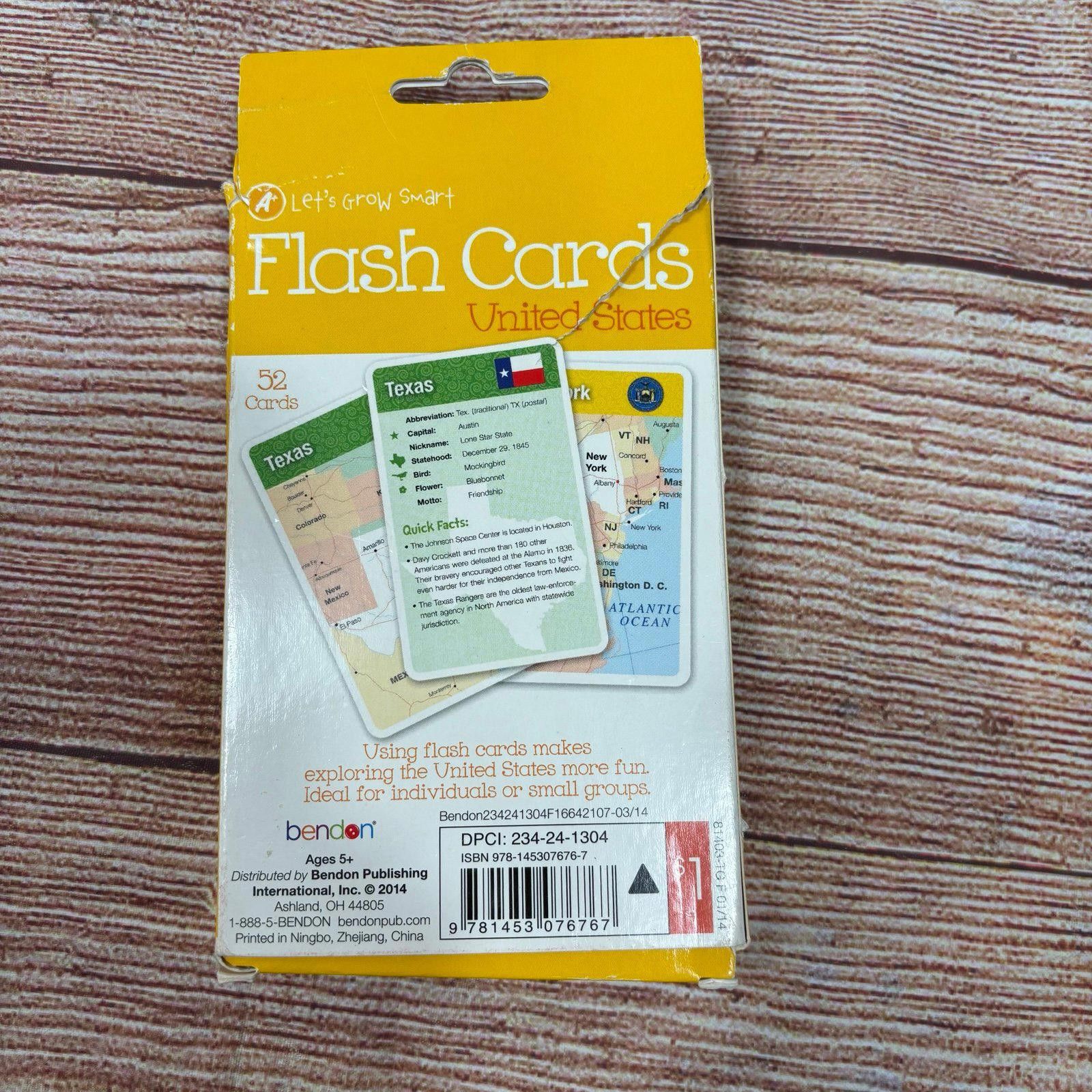 Other Let's Grow Smart United States Flash Cards Size ONE SIZE - 2 Thumbnail