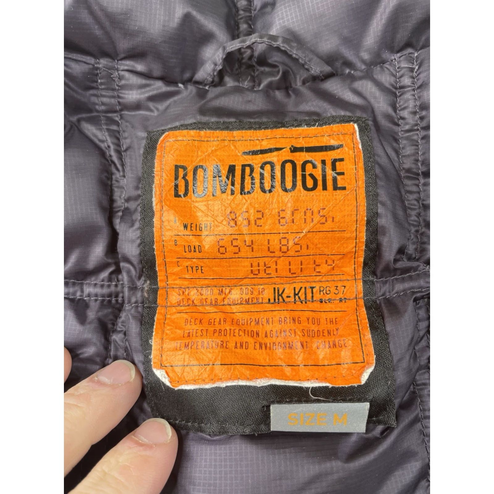 Bomboogie VINTAGE Bomboogie Down Puffer Jacket Full Zip Quilted Purple Womens Size Medium Size M / US 6-8 / IT 42-44 - 4 Thumbnail
