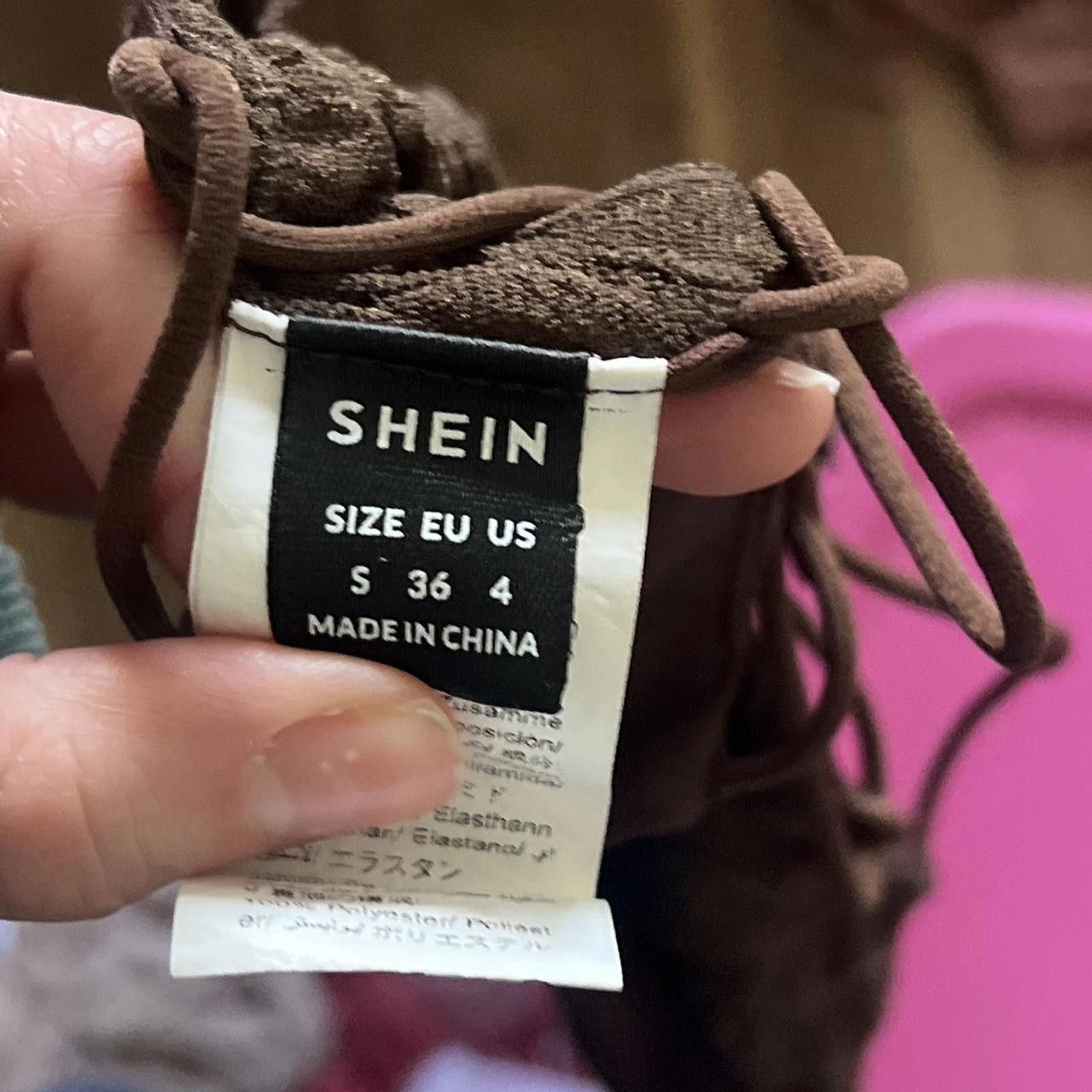 Shein Women's Brown Tube Top Size ONE SIZE - 4 Thumbnail