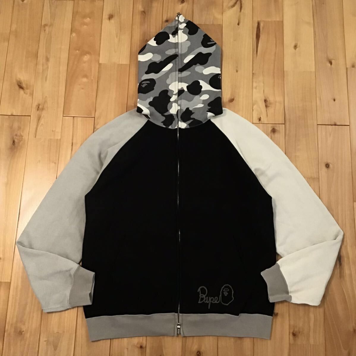 Bape × Nigo BAPE Gray camo crazy full zip hoodie a bathing ape Size US S / EU 44-46 / 1 - 1 Thumbnail